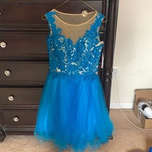 Fancy blue dress